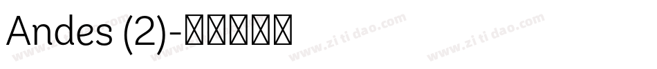 Andes (2)字体转换